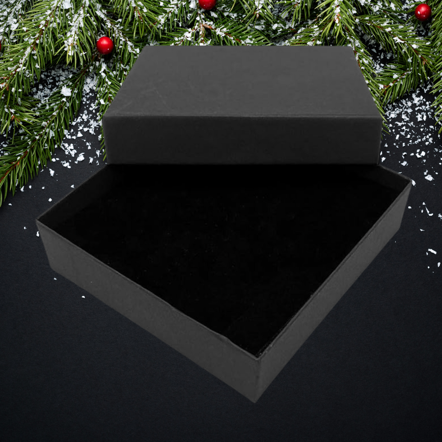 Starry Night Teal & Gold Celestial Keepsake Ornament: One Side Only (Fernville logo on back)