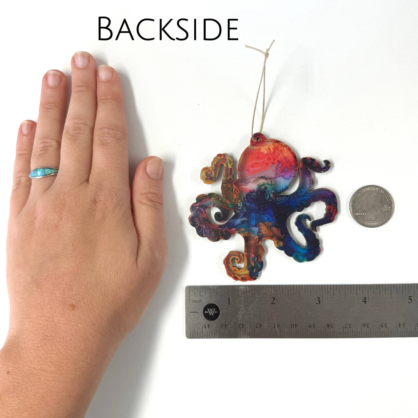 Octopus Ornament, Ocean Animal Ornament