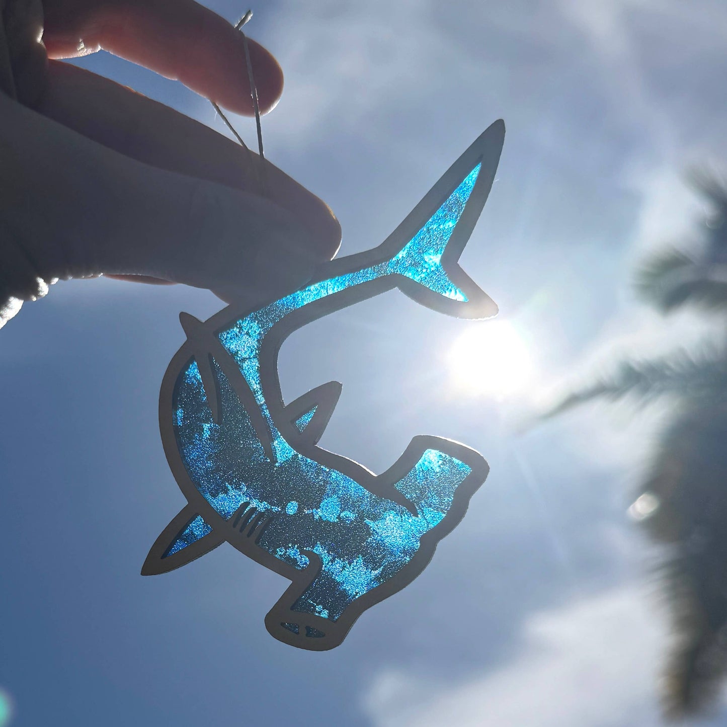 Hammerhead Shark Ornament, Ocean Animal Ornament