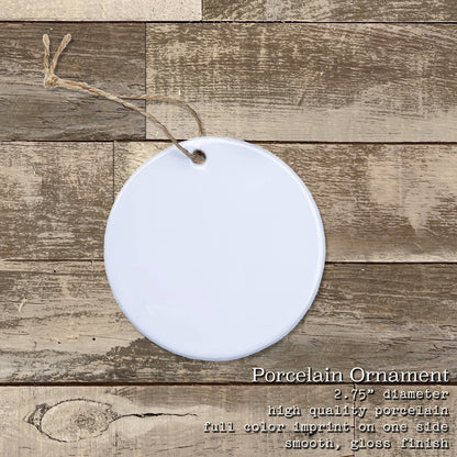 Coastal Wood Whale - Ornament