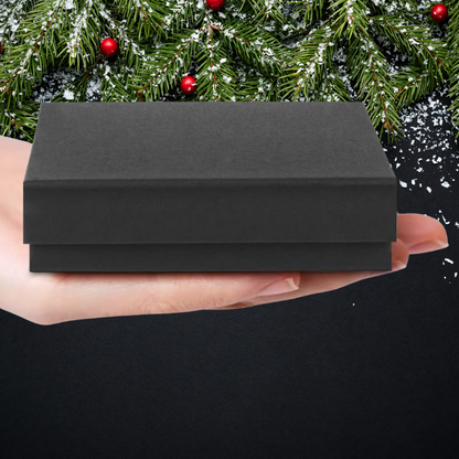 Starry Night Teal & Gold Celestial Keepsake Ornament: One Side Only (Fernville logo on back)