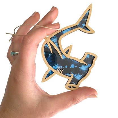 Hammerhead Shark Ornament, Ocean Animal Ornament