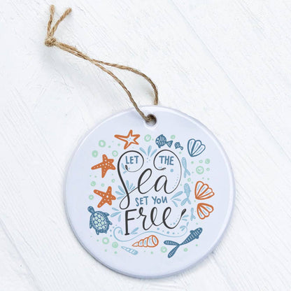 Let the Sea Set You Free - Ornament