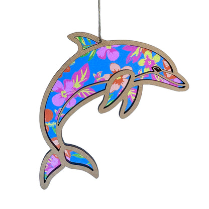 Dolphin Ornament, Tropical Ocean Animal Ornament