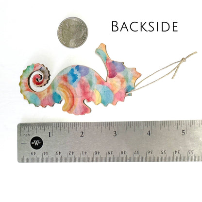 Seahorse Ornament, Coastal Beach Lover Ornament