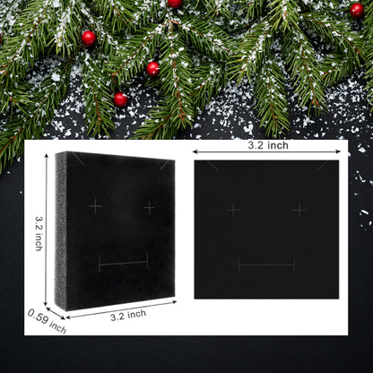 Starry Night Teal & Gold Celestial Keepsake Ornament: One Side Only (Fernville logo on back)