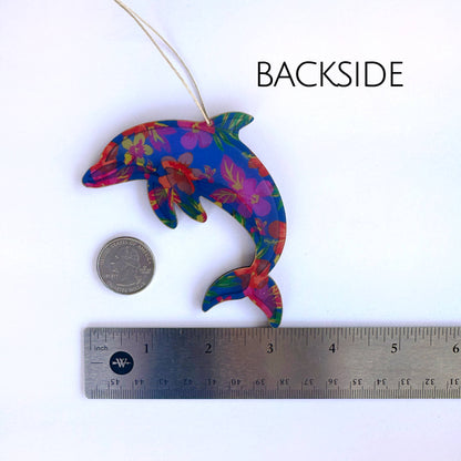 Dolphin Ornament, Tropical Ocean Animal Ornament