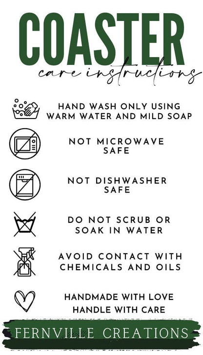 Starfish Stained Glass Ceramic *Coaster*, Eco-Friendly Decor: 3.6 Inch Glossy